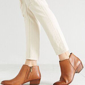 Sam Edelman Petty Woman Classic Western Booties Sz 9.5 - Saddle Leather